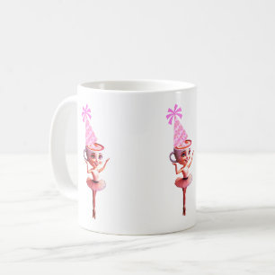 Mug Ballerina Cappuccina en Casquette de fête d'annive