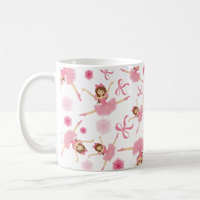 Mug Ballerina saute en rose (Gauche)