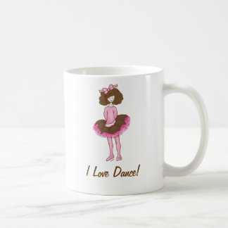 Mug Ballerine mignonne - danseuse rose