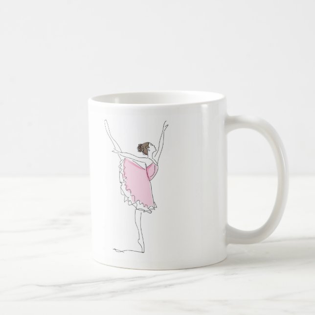 Mug Ballerine //sans danse ce qui est le pointe ? (Droite)