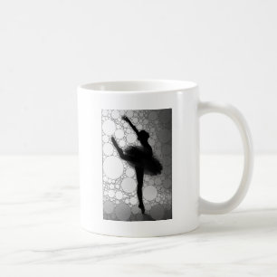 Mug Ballet Black Blanc Danse Ballerina