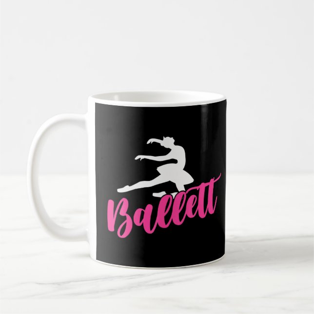 Mug Ballet Dance Compagnie Danser Ballerina Chaussures (Gauche)