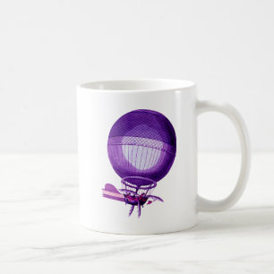 Mug Ballon à air chaud (pourpre) d'hydrogène de