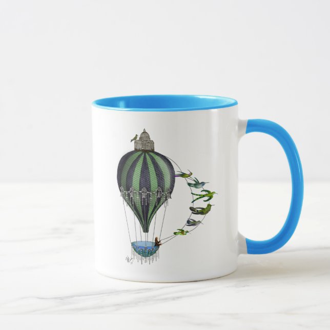 Mug Ballons à air chaud et oiseaux (Droite)