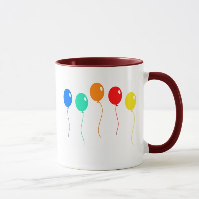 Mug Ballons d'anniversaire (Droite)