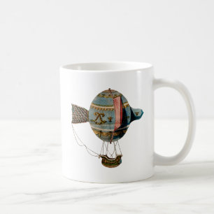 Mug Ballotte à air chaud avec plume de queue