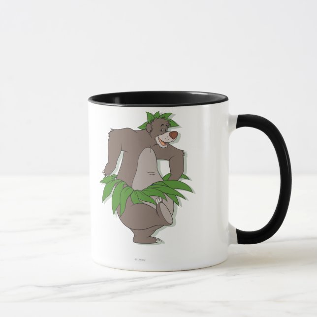 Mug Baloo du livre de la Jungle avec jupe d'herbe (Droite)