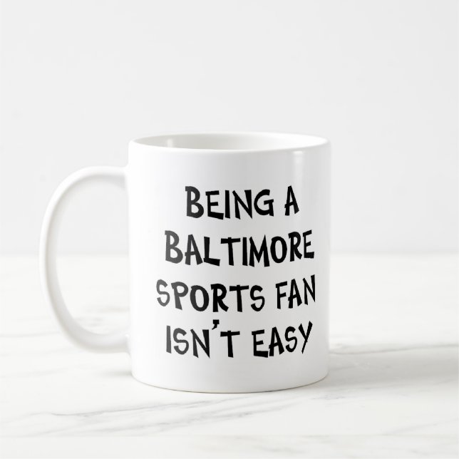 Mug baltimore sports fan, being (Gauche)