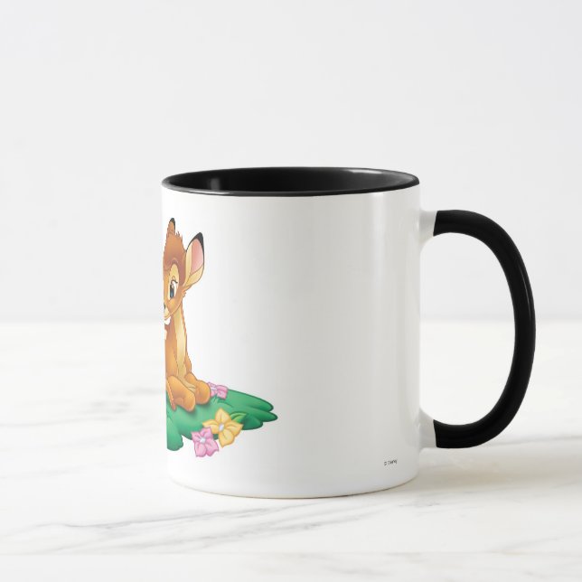 Mug Bambi assis sur l'herbe (Droite)