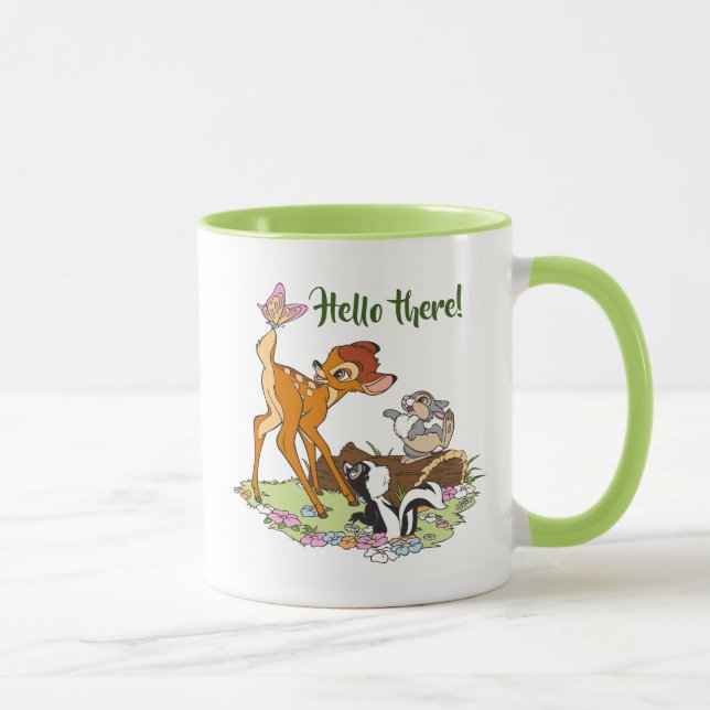 Mug Bambi Avec Papillon Sur La Queue (Droite)
