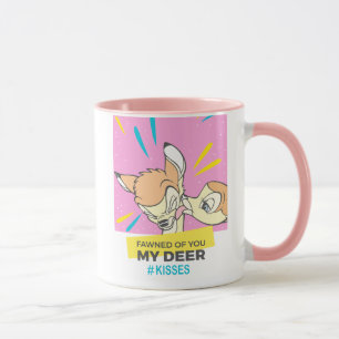 Mug Bambi Et Faline "Fawned Of You My Deer"