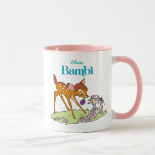 Mug Bambi & Thumper Manger Des Fleurs De Cloches