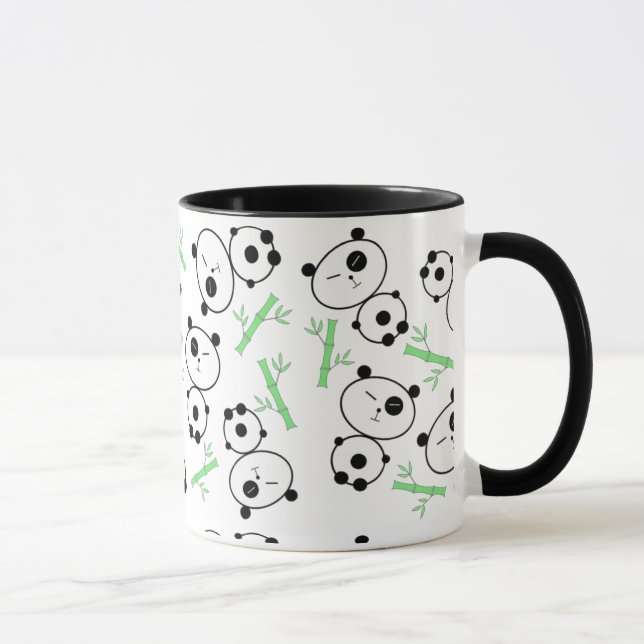 Mug Bambou et pandas (Droite)