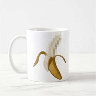 Mug Banane épluchée censurée sale