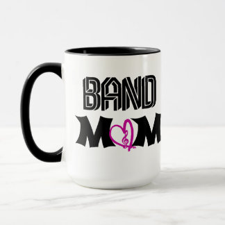 Mug Band Mom with Heart Music Note