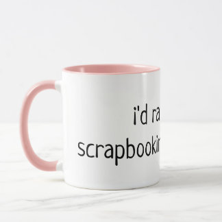 Mug BANDE de CHAISE scrapbooking avec cassie