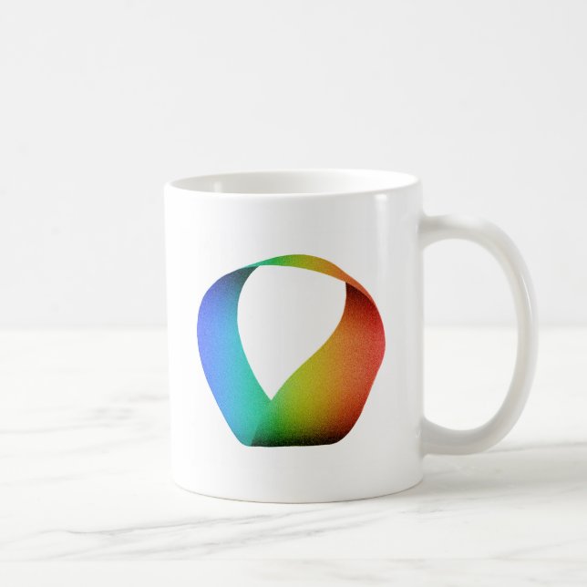 Mug Bande de Mobius d'arc-en-ciel (Droite)