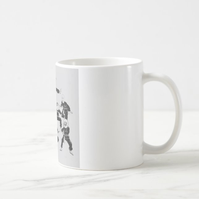 Mug bande de ninja de meme (Droite)