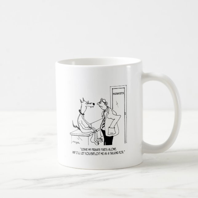 Mug Bande dessinée 9479 de chien (Droite)