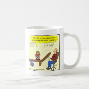 Mug bande dessinée avec émotion perturbée de 277
