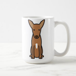 Mug Bande dessinée de chien de chasse de pharaon