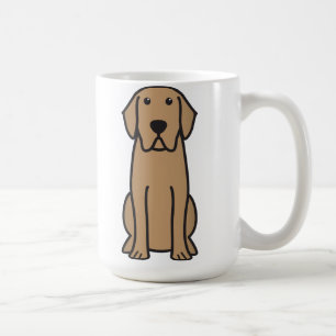 Mug Bande dessinée de chien de labrador retriever