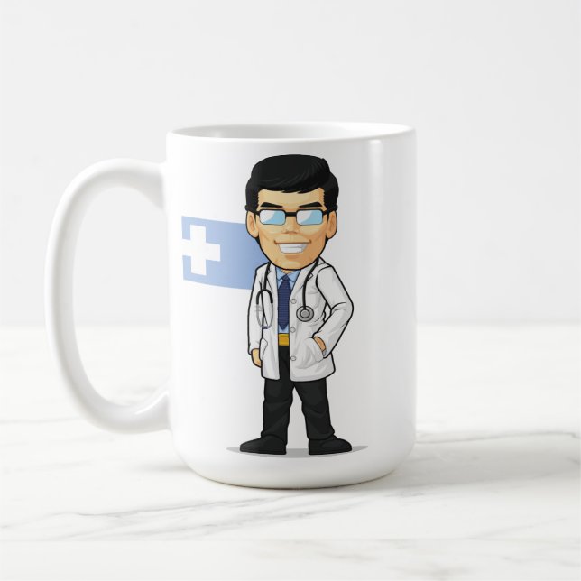 Mug Bande dessinée de docteur (Gauche)