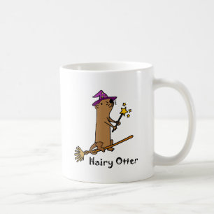 Mug Bande dessinée drôle de magicien de loutre de me