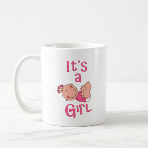 Mug Bande dessinée mignonne c'est un texte de fille