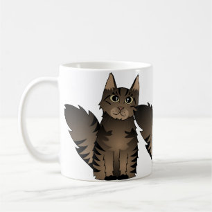 Mug Bande dessinée mignonne de chat de ragondin du