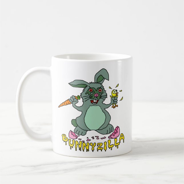 Mug Bande dessinée mignonne drôle de lapin de (Gauche)