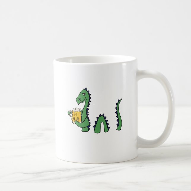 Mug Bande dessinée potable de bière de monstre drôle (Droite)
