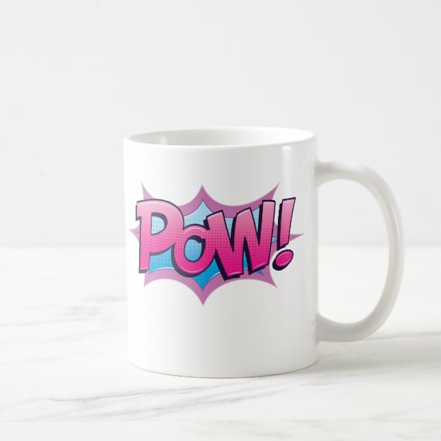 Mug Bande dessinée Pow ! (Droite)