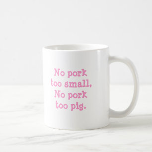 Mug Bande dessinée rose de porc de BBQ