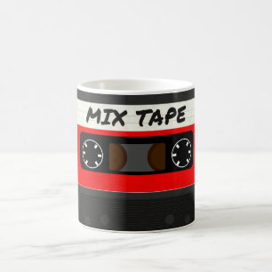 Mug Bande Mixte Rouge - Cadeau Rétro Inspiré des Année