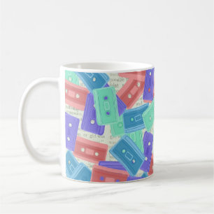 Mug Bandes-cassettes Pastel - 90s Musique esthétique
