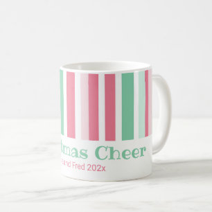 Mug Bandes de Noël Colorées