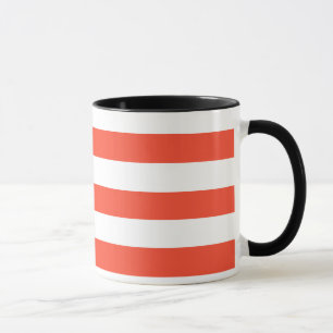 Mug Bandes de transats rouges et blancs