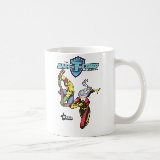 Mug Bandes dessinées B-Sûres - le Safe-T-Corp. (Droite)