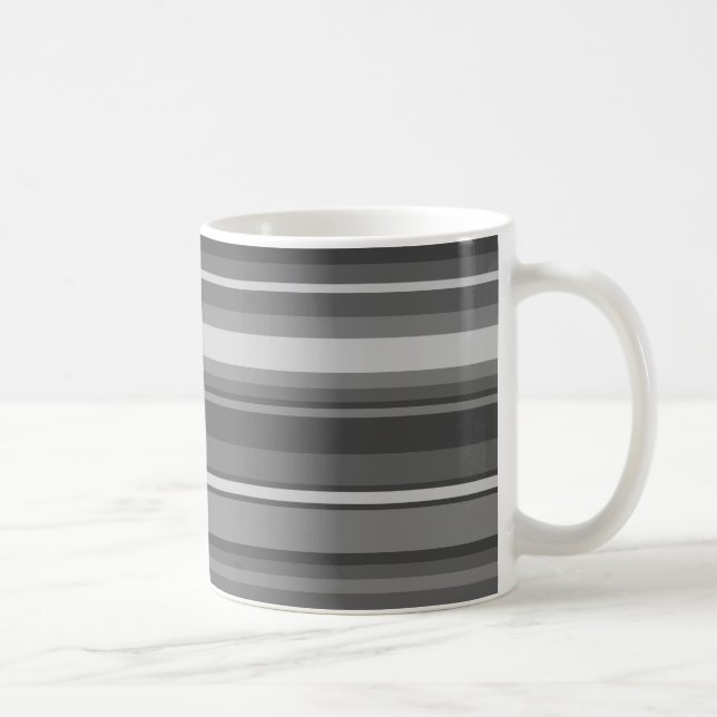 Mug Bandes grises (Droite)