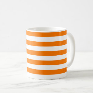Mug Bandes orange et blanches de sécurité