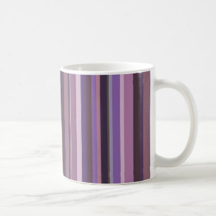 Mug Bandes verticales mauves