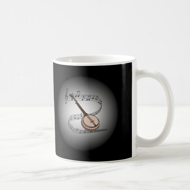 Mug Banjo ~ Globe musical ~ Instrument de musique ~ (Droite)