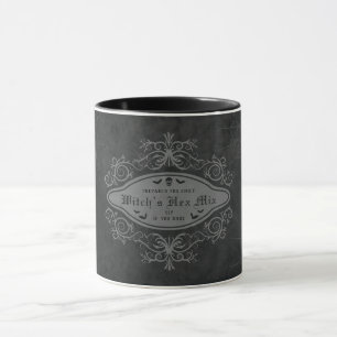 Mug Bannière décorative sombre Sorcière Chauves-souris