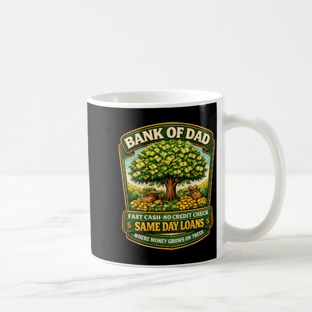 Mug Banque drôle de crédit rapide vérification de créd (Droite)