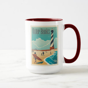 Mug Banques extérieures Caroline du Nord