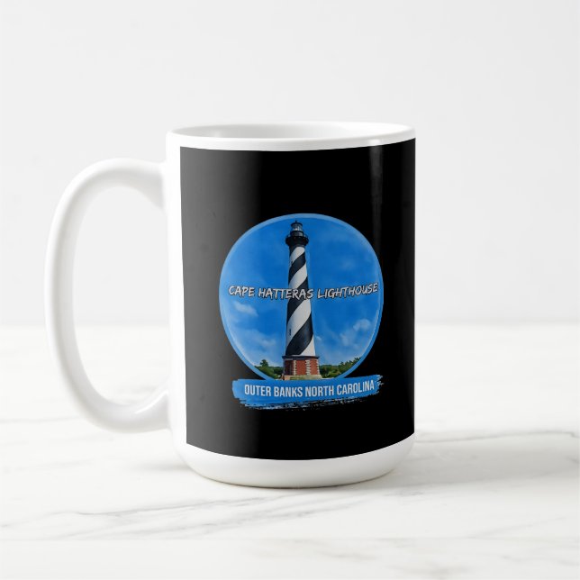 Mug Banques extérieures du phare de Cape Hatteras N.C. (Gauche)