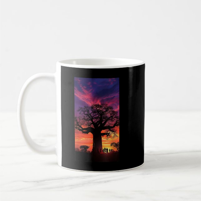 Mug Baobab Tree Sunset Tree Nature Dusk extérieur (Gauche)