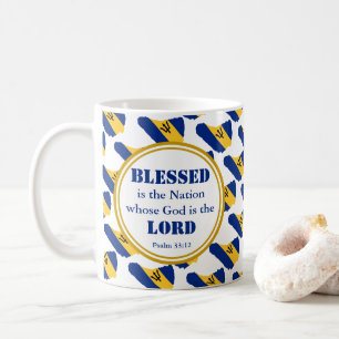 Mug BARBADOS Blessé Nation Monogramme Christian