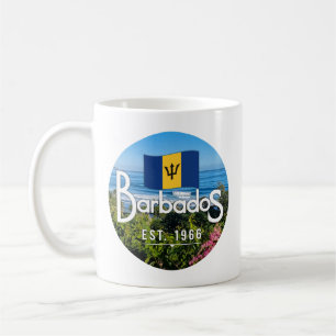 Mug "Barbados Est. Vue De La Côte Est De 1966 Avec Dra